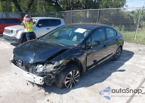 2013 Honda Civic Ex-L from USA, damaged, VIN 19XFB2F94DE008363